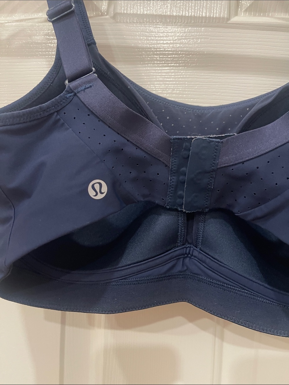 Lulu 🍋 Run Times High Support Bra Navy S:34E - Picture 3 of 4